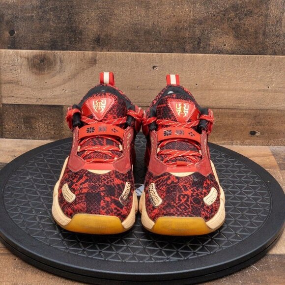 ADIDAS D.O.N. ISSUE 3 CHINESE NEW YEAR MENS ATHLETIC SHOES RED BASKETBALL SIZE 7 - Picture 2 of 10